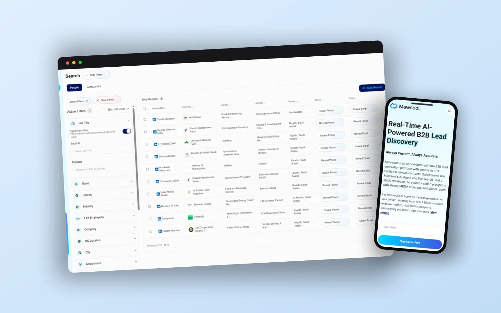Desktop and mobile
