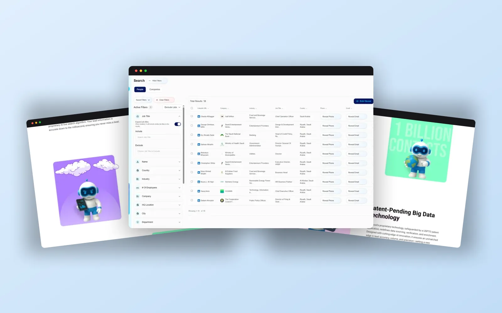 Key screens