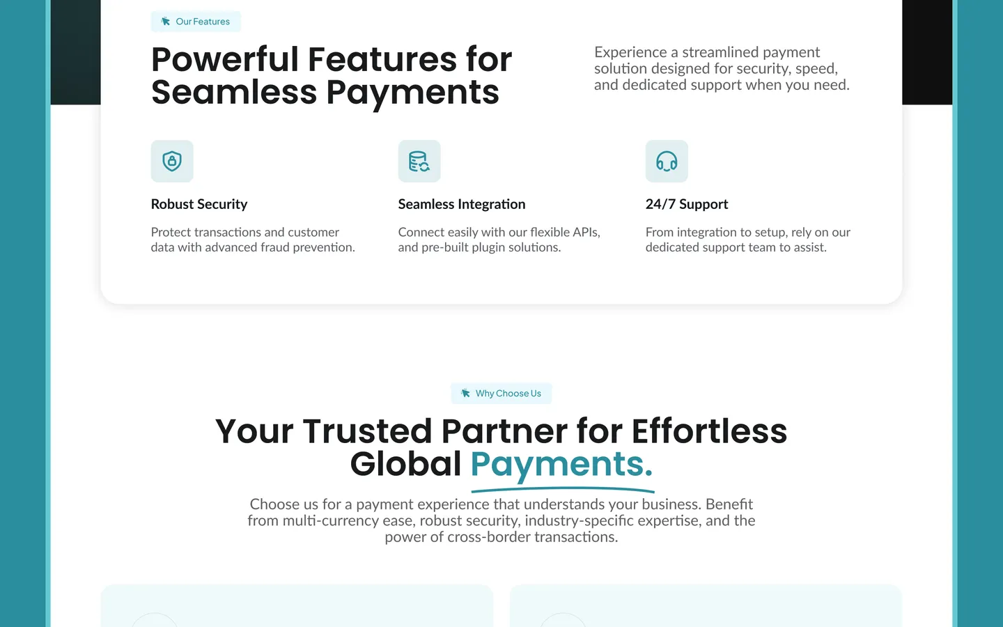 Security, integration and support