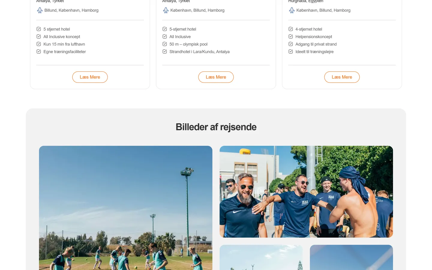 Photographs from travelling clubs